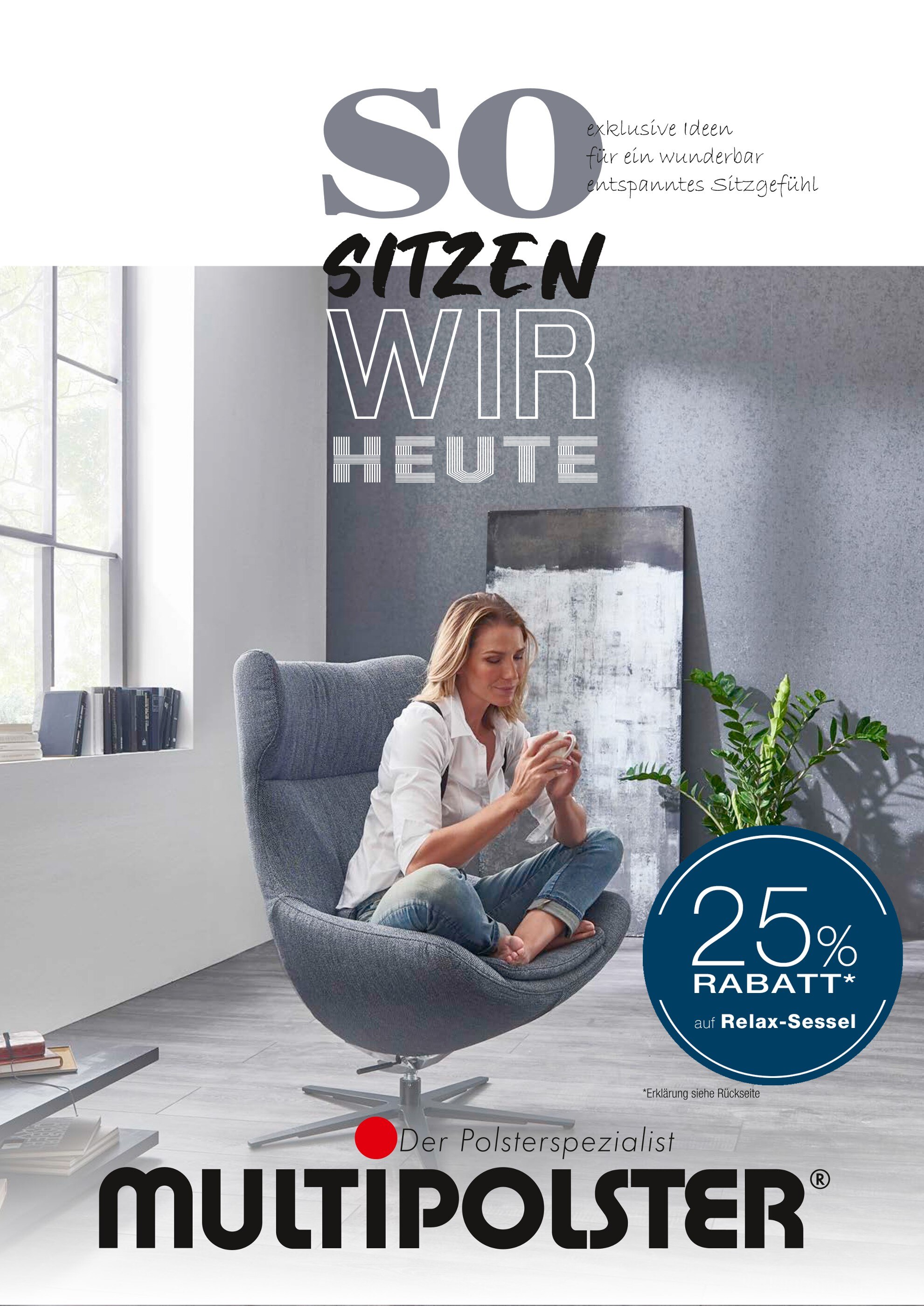 Multipolster Prospekt für Tschernitz mit 30 Seiten Multipolster Prospekt für Tschernitz: "SO SITZEN WIR HEUTE", 30 Seiten, 01.10.2021 - 31.10.2021
