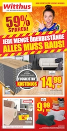 Teppich Angebot & Preis im aktuellen Witthus Heimtex-Fachmarkt GmbH Prospekt Teppich Angebot im aktuellen Witthus Heimtex-Fachmarkt GmbH Prospekt auf Seite 1