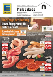 Aktueller EDEKA Discounter Prospekt für Reiferscheid 16.06.2025 - 21.06.2025 EDEKA Prospekt für Reiferscheid mit 24 Seiten