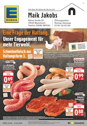 Aktueller EDEKA Supermarkt Prospekt in Weyerbusch und Umgebung, "Aktuelle Angebote" mit 24 Seiten, 16.06.2025 - 21.06.2025