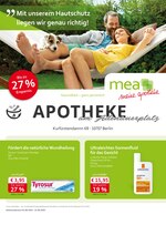 mea - meine apotheke Prospekt für Berlin mit 4 Seiten mea - meine apotheke Prospekt für Berlin: "Unsere August-Angebote", 4 Seiten, 01.08.2020 - 31.08.2020