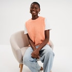 La Halle Clamart - Promo Pull sans manches col rond rose corail femme Promo Pull sans manches col rond rose corail femme à 15,99 € dans le catalogue La Halle à Clamart