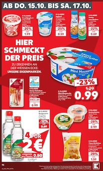 Mozzarella im Kaufland Prospekt "Hier bin ich richtig" mit 80 Seiten (Bielefeld)
