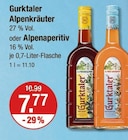 Alpenkräuter oder Alpenaperitiv von Gurktaler im aktuellen V-Markt Prospekt für 7,77 €