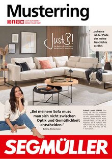 Ecksofa im aktuellen Segmüller Prospekt (Mannheim) Ecksofa im Segmüller Prospekt "Musterring" mit 26 Seiten (Mannheim)