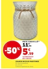 Grande bougie parfumee en promo chez Super U Châtellerault à 5,99 €