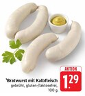 Bratwurst mit Kalbfleisch Angebote bei E center Bensheim für 1,29 €