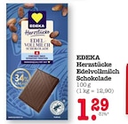Herzstücke Edelvollmilch Schokolade im Angebot bei E center in Wiesbaden Herzstücke Edelvollmilch Schokolade Angebote von EDEKA bei E center Wiesbaden für 1,29 €