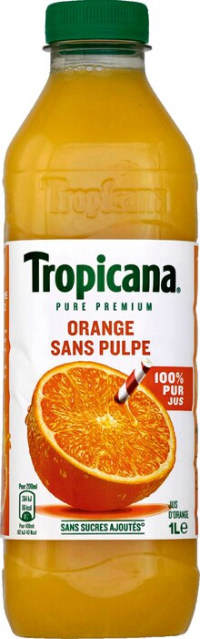 Pur Jus Orange sans pulpe - Monoprix à Rennes Pur Jus Orange sans pulpe en promo chez Monoprix Rennes à 1,61 €
