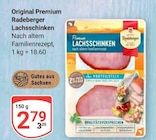 Original Premium Radeberger Lachsschinken im Angebot bei GLOBUS in Jena Original Premium Radeberger Lachsschinken Angebote von Radeberger bei GLOBUS Jena für 2,79 €
