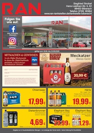 RAN Prospekt für Ochsenhausen mit 2 Seiten RAN Prospekt für Ochsenhausen: "RAN", 2 Seiten, 16.08.2026 - 31.08.2026