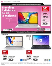 Promos Ordinateur Portable dans le catalogue "PASSEZ LE PRINTEMPS CONNECTÉ À VOS ENVIES !" de Carrefour à la page 18