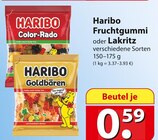 famila Nordost - Haribo Fruchtgummi oder Lakritz Angebot im Prospekt Haribo Fruchtgummi oder Lakritz bei famila Nordost im Prospekt "" für 0,59 €