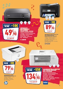 Promotion Epson dans le prospectus Bureau Vallée, valable du 03/11/2025 au 15/11/2025 Promo Epson dans le catalogue Bureau Vallée du moment à la page 5