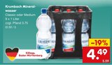 Aktuelle Mineralwasser Angebote bei Netto Marken-Discount in Stuttgart Aktuelles Mineralwasser Classic oder Medium Angebot bei Netto Marken-Discount in Stuttgart ab 4,49 €