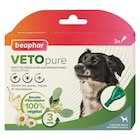 Pipettes antiparasitaires pour le chien de taille moyenne coloris blanc VETOpure Beaphar – 3 x 2 ml - BEAPHAR dans le catalogue Botanic