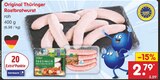 Aktuelles Original Thüringer Rostbratwurst Angebot bei Netto Marken-Discount in Dresden ab 2,79 €