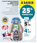 Promo Poulet entier fermier Label Rouge IGP prêt à cuire à 4,04 € dans le catalogue U Express à Lyon