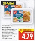 Aktuelles Mariniertes Lachsfilet mit Haut Angebot bei E center in Berlin ab 4,79 €