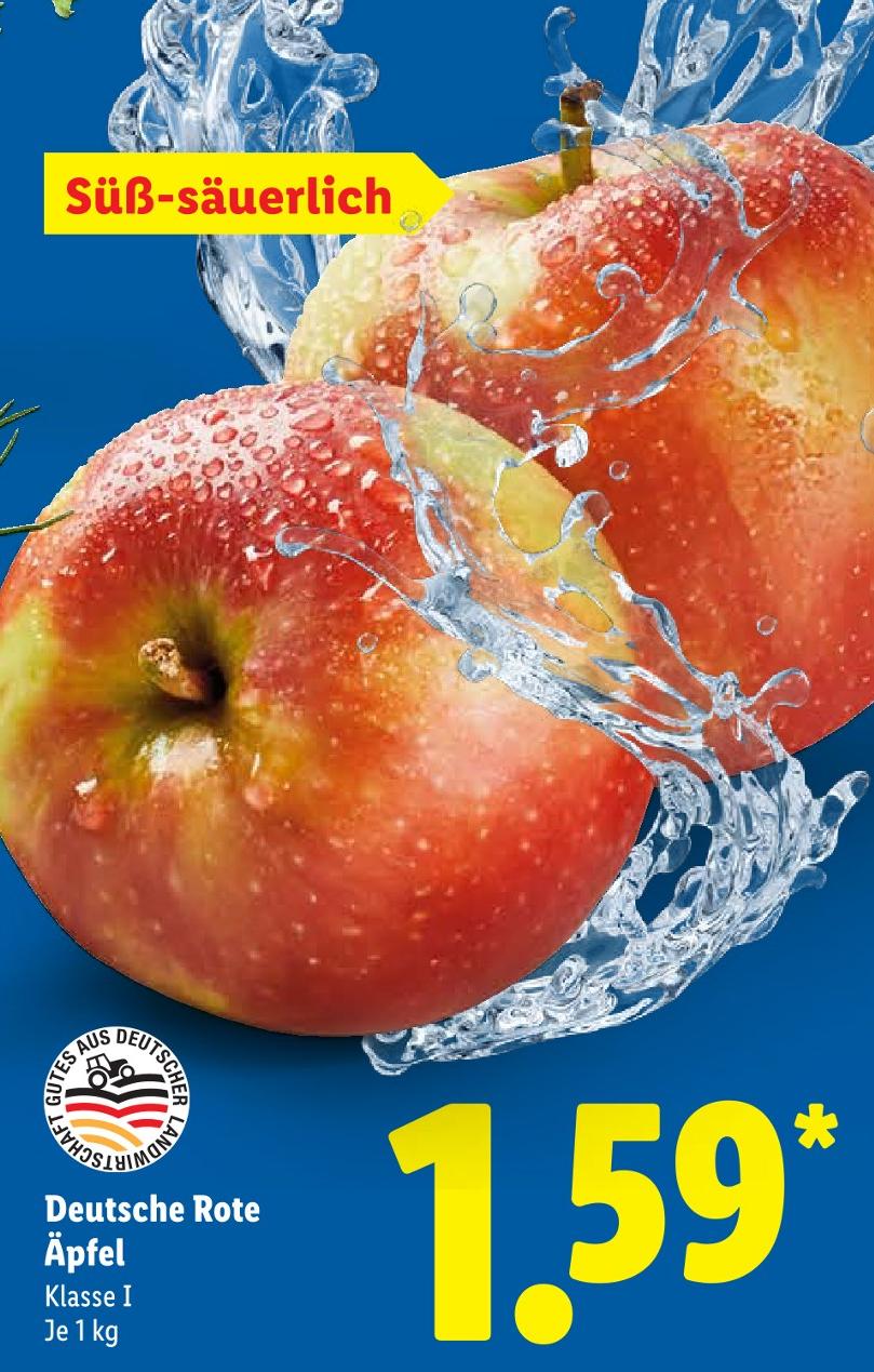 Deutsche Rote Äpfel