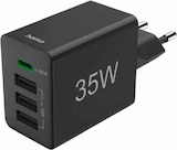 35W Schnellladegerät Universalladegerät im Angebot bei MediaMarkt Saturn in Fulda 35W Schnellladegerät Universalladegerät Angebote von hama bei MediaMarkt Saturn Fulda für 21,99 €