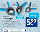 Leimzwingen im ALDI SÜD Prospekt Leimzwingen von Workzone im aktuellen ALDI SÜD Prospekt für 5,99 €