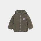 Doudoune doublure polaire à capuche vert kaki bébé garçon - La Halle Doudoune doublure polaire à capuche vert kaki bébé garçon à 8,99 € dans le catalogue La Halle
