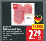 Edelsalami mit Rum im Angebot bei WEZ in Bad Salzuflen Edelsalami mit Rum Angebote von Bauerngut bei WEZ Bad Salzuflen für 2,29 €