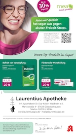 Aktueller mea - meine apotheke Apotheken Prospekt in Kalefeld und Umgebung, "Unsere August-Angebote" mit 4 Seiten, 01.08.2025 - 31.08.2025