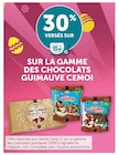 Promo 30% versés sur ma carte u sur la gamme des chocolats guimauve Cémoi à  dans le catalogue U Express à La Croix-Valmer