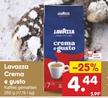 Crema e gusto im Angebot bei Netto Marken-Discount in Kassel Crema e gusto Angebote von Lavazza bei Netto Marken-Discount Kassel für 4,44 €