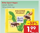 Vegan Roasted Peanut Angebote von Ritter Sport bei Netto Marken-Discount Memmingen für 1,99 €