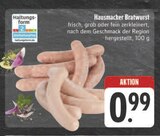 E center Bayreuth - Hausmacher Bratwurst Angebot im Prospekt Hausmacher Bratwurst bei E center im Bayreuth Prospekt für 0,99 €