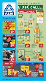 Aktueller ALDI Nord Prospekt mit Bio, "Aktuelle Angebote", Seite 1