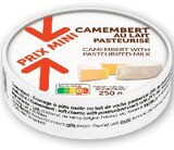 Camembert au lait pasteurisé prix mini - Super U à Villeurbanne Camembert au lait pasteurisé prix mini en promo chez Super U Villeurbanne à 1,42 €