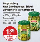 Sticks im V-Markt Prospekt Knax Gewürzgurken von Hengstenberg im aktuellen V-Markt Prospekt für 1,89 €