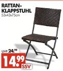 RATTAN-KLAPPSTUHL im Angebot bei Wreesmann in Görlitz RATTAN-KLAPPSTUHL Angebote bei Wreesmann Görlitz für 14,99 €