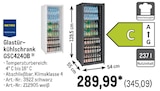 Aktuelles Glastürkühlschrank GSC4240B Angebot bei METRO in Norderstedt ab 345,09 €