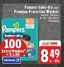 Aktuelles baby-dry oder Premium Protection Windeln Angebot bei E center in Düsseldorf ab 8,49 €