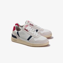 Lacoste Angers - Sneakers T-Clip homme en cuir Promo Sneakers T-Clip homme en cuir dans le catalogue Lacoste "Toutes les silhouettes" à Angers