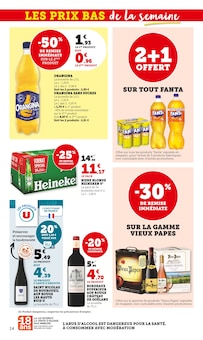 Promotion Bière dans le prospectus U Express, valable du 21/10/2025 au 02/11/2025 Promo Bière dans le catalogue U Express du moment à la page 14