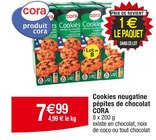 Cookies nougatine pépites de chocolat - CORA dans le catalogue Cora