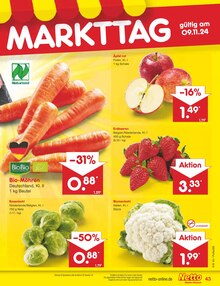 Erdbeeren im Netto Marken-Discount Prospekt "Aktuelle Angebote" mit 54 Seiten (Regensburg)