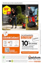 Prix et réduction Nettoyeur Haute-Pression dans le prospectus Weldom en cours Offre Nettoyeur Haute-Pression dans le catalogue Weldom du moment à la page 8