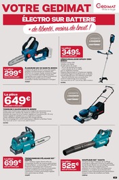 Promos Tronçonneuse dans le catalogue "POUR BIEN RÉNOVER COMPTEZ SUR NOUS..." de Gedimat Tronçonneuse en promo dans le catalogue Gedimat à la page 19
