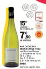 AOP sancerre terres blanches - FAMILLE BRISSEZ - Intermarché Hyper AOP sancerre terres blanches - FAMILLE BRISSEZ à 14,95 € dans le catalogue Intermarché Hyper
