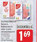 Salami oder Katenrauchwurst oder landcervelatwurst von Gut&Günstig im aktuellen EDEKA Prospekt