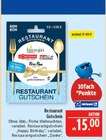 Restaurant Gutschein für 15,00 € bei Marktkauf im Angebot Restaurant Gutschein im aktuellen Marktkauf Prospekt