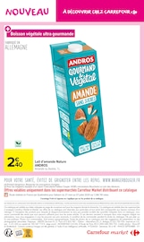 Promos Lait dans le catalogue "LES NOUVEAUTÉS" de Carrefour Market Lait en promo dans le catalogue Carrefour Market à la page 16