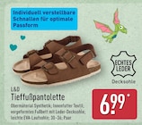 Tieffußpantolette von L&D im aktuellen ALDI Nord Prospekt